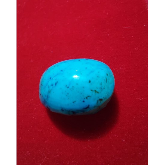 Natural Firoza Stone / Turquoise Stone Lab Certified 18.55 Ratti / 16.7 Carat Gemstone,Natural Firoza Stone (Tibet ,Nepal Mines) Natural Firoza Stone / Turquoise Stone Lab Certified 18.55 Ratti / 16.7 Carat Gemstone,Natural Firoza Stone (Tibet ,Nepal Mines)